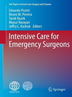cover image of Intensive Care for Emergency Surgeons